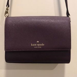Purple Kate spade cross body